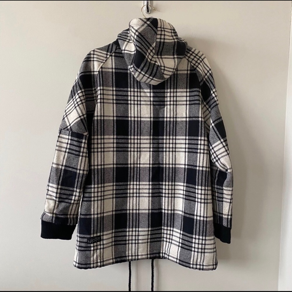 Nikita Black & White Oversized Plaid Jacket